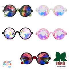 Kính Huxuan Unisex - Kính Tròn Thời Thượng Màu Hồng Đen Trong Suốt - Phụ Kiện Dự Tiệc Và Quà Tặng Xu Hướng 2023
