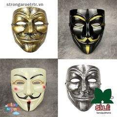 Mặt Nạ Giả Lập Vendetta Strongaroetr - Phụ Kiện Cosplay Halloween cho Người Lớn và Trẻ Em - Quà Tặng Độc Đáo