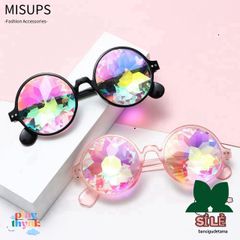Kính Vạn Hoa MISUPS - Kính Mát Thời Trang Cầu Vồng Cho Bữa Tiệc Lễ Hội, Phong Cách Năng Đ động, Chất Lượng Cao