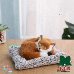 Thú Bông Hồ Ly Giả Nhiên 99% - Trang Trí Không Gian, Khử Mùi Hiệu Quả Với Lõi Than Hoạt Tính, Món Quà Đáng Yêu Cho Trẻ Em!