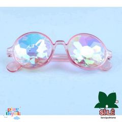Kính Vạn Hoa Unisex Tròn - Kính Mát Độc Đáo Phong Cách Hàn Quốc, Chất Lượng Cao, Nhiều Màu Sắc