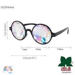 Kính Vạn Hoa Gcdhome - Kính Pha Lê Trong Suốt Đẹp Mắt, Kính Tròn Dành Cho Mọi Bữa Tiệc Năm 2023