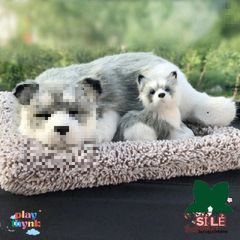 Thú Bông Mèo Vàng Mõm Đen - Kháng Khuẩn Than Hoạt Tính, Thanh Lọc Không Khí - Trang Trí Xe Hơi và Không Gian Sống Dễ Thương