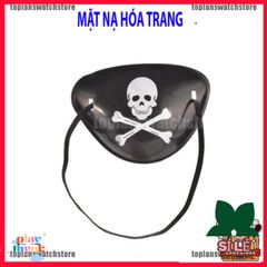 Khẩu Trang Hải Tặc Đầu Lâu - Mặt Nạ Halloween Độc Đáo Cho Lễ Hóa Trang Cướp Biển, Chất Liệu Nhựa êm ái