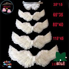 Cánh Thiên Thần Trắng Cosplay - Đồ Hóa Trang Cho Bé, Phù Hợp Với Nhiều Kích Thước, Chất Liệu Lông Giả, Lễ Hội Chụp Ảnh