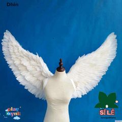 Cánh Thiên Thần Trắng Dành Cho Trẻ Em - Phụ Kiện Tiệc Hóa Trang Đáng Yêu, Thích Hợp Cho Giáng Sinh, Lễ Hội, Đám Cưới