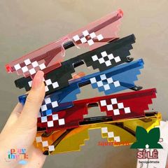Kính Mắt Thug Life 6 Chấm Đa Dạng Màu Sắc - Kính mát phong cách thời trang, bảo vệ UV400, thiết kế hài hước, phù hợp mọi dịp