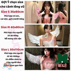 Cánh Thiên Nga Lông Vũ Nhiều Màu - Phụ Kiện Chụp Ảnh Thời Trang Độc Đáo, Hoàn Hảo cho Bữa Tiệc và Sự Kiện