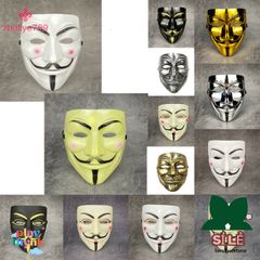Mặt Nạ Vendetta Bí Ẩn - Phụ Kiện Halloween, Cosplay và Bữa Tiệc Giáng Sinh Cho Người Lớn, Quà Tặng Phong Cách Điện Ảnh
