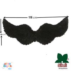 Bộ Cánh Thiên Thần Đen Trắng Cosplay - Phụ Kiện Hóa Trang Độc Đáo Cho Tiệc Tùng, Kích Thước Phù Hợp Người Lớn Trẻ Em