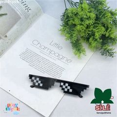 Kính Mát Thug Life Đẳng Cấp - Kính Râm Cá Tính Pixel Thế Giới Vũ Trường Dành Cho Nam Nữ, Bảo Vệ UV400, Thiết Kế Thời Trang