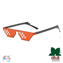 Kính Mắt Thug Life 6 Chấm Nhiều Màu - Phụ Kiện Siêu Ngầu Cho Gamer và Tín Đồ Minecraft