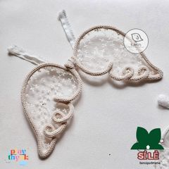 Cánh Thiên Thần Nữ LACE ANGEL WINGS - Phụ Kiện Chụp Ảnh và Decor Phòng Cho Bé - Handmade Từ L.MIN