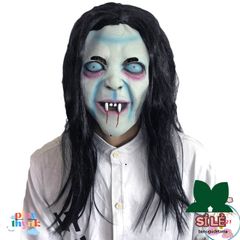 Khẩu trang Halloween Sadako - Mặt Nạ Kinh Dị Latex Cho Video TikTok, Hóa Trang Độc Đáo, Đạo Cụ Lễ Hội Halloween