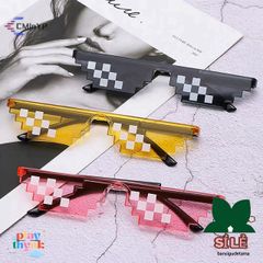 Kính Mát Pixel Retro Thời Trang Game Thủ - Kính Râm Độc Đáo Trung Tính Cao Cấp Cho Nam Nữ