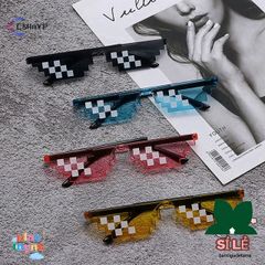 Kính Mát Pixel Retro Thời Trang Game Thủ - Kính Râm Độc Đáo Trung Tính Cao Cấp Cho Nam Nữ