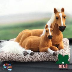 Thú Bông Mèo Trắng Trán Đen - Khử Mùi & Khí Tươi Mát Cho Xe Ô Tô - Thiết Kế Dễ Thương & Đáng Yêu Cho Không Gian Sống
