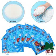 Bột Tuyết Lấp Lánh 15ml - Trang Trí Giáng Sinh Tự Chế, Nhân Tạo Siêu Thấm, Quà Tặng Thú Vị Cho Bạn Bè, Gia Đình