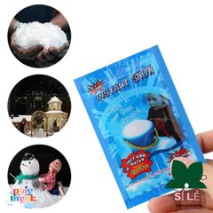 Bột Tuyết Lấp Lánh 15ml - Trang Trí Giáng Sinh Tự Chế, Nhân Tạo Siêu Thấm, Quà Tặng Thú Vị Cho Bạn Bè, Gia Đình