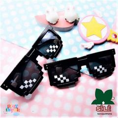Kính Mắt Thug Life 6 Chấm Màu Sắc Đặc Biệt - Phụ Kiện Thời Trang Cho Gamer, Phong Cách Nổi Bật