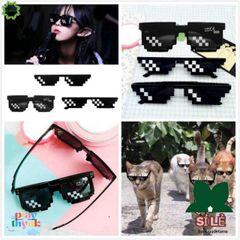 Kính Thug Life Like A Boss - Sunglasses Hot Trend Siêu Ngầu, Chất Liệu ABS Cao Cấp, Phù Hợp Nam Nữ, 6 Mẫu Độc Đáo