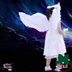 Cánh Thiên Thần Hóa Trang Cho Bé Gái - Phụ Kiện Lễ Hội Halloween & Giáng Sinh, Cánh Lông Vũ Đẹp và Nhẹ, Quà Tặng Tuyệt Vời