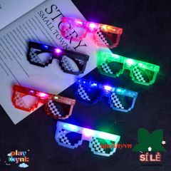 Kính LED phát quang đa sắc phong cách TikTok - Kính thời trang độc đáo cho tiệc tùng, hòa nhạc, sự kiện hấp dẫn