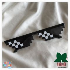 Kính Mát Thug Life Cá Tính - Kính Râm Hai Chiều Pixel Disco Chống Chói UV400 - Phong Cách Thời Trang Dành Cho Mọi Người