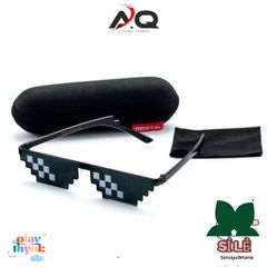 Kính Thug Life Minecraft - Kính Mắt Thời Trang Xu Hướng 2024, Dùng Chơi Nhóm và Chắn Bụi, Dành Cho Nam Nữ