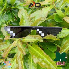 Kính Thug Life Minecraft - Kính Mắt Thời Trang Xu Hướng 2024, Dùng Chơi Nhóm và Chắn Bụi, Dành Cho Nam Nữ
