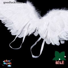 Cánh Thiên Thần Hóa Trang Trắng - Phụ Kiện Halloween và Giáng Sinh Dễ Thương cho Bé Gái - Size Nhỏ, Vừa, Lớn