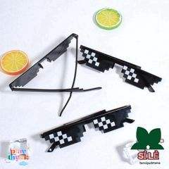 Kính Mát Hình Vuông 2D Retro Thời Trang Unisex - Kính Râm Thuglife Cá Tính Cho Cả Nam Nữ