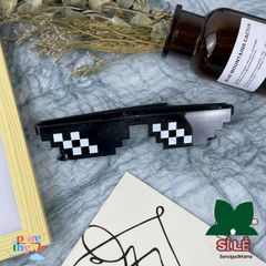 Kính Mát Hình Vuông 2D Retro Thời Trang Unisex - Kính Râm Thuglife Cá Tính Cho Cả Nam Nữ