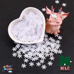Bông Tuyết Nhân Tạo Trang Trí Giáng Sinh - 1000 Chiếc Sequins 1.5cm/2cm/3cm Đồ Trang Trí Cây Thông Noel Sáng Tạo