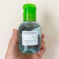 Nước Tẩy Trang Bioderma Sensibio H2O Miceller Water Xanh 100ml - Sản Phẩm Chính Hãng Cho Da Nhạy Cảm, Dạng nước Dịu Nhẹ an Toàn