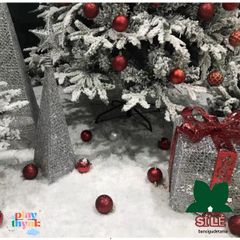 Bột Tuyết Nhân Tạo Trang Trí Giáng Sinh 100G - Tuyết Giả An Toàn, Trang Trí Cây Thông Noel, Quầy Mua Sắm