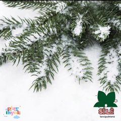 Bột Tuyết Nhân Tạo Trang Trí Giáng Sinh 100G - Tuyết Giả An Toàn, Trang Trí Cây Thông Noel, Quầy Mua Sắm