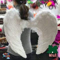 Đôi Cánh Thiên Thần Trắng 100x80cm - Phụ Kiện Cosplay Đẹp Mắt Cho Tiệc Tùng Và Lễ Hội - Hóa Trang Độc Đáo