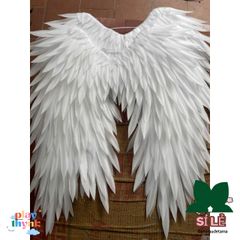 Bộ cánh thiên thần trắng 1m x 1m cho bé và người lớn - Trang phục hóa trang dễ thương cho dịp lễ hội