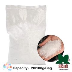 Bột Tuyết Nhân Tạo 20g/100g - Trang Trí Giáng Sinh và Mùa Đông - Tuyết Giả Màu Trắng Tự Làm, Thủ Công Mỹ Nghệ Bông Tuyết