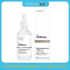 Serum The Ordinary Niacinamide 10% + Zinc 1% - Chống Viêm và Cải Thiện Da Mụn - Sản Phẩm Chăm Sóc Da Chính Hãng 30ml