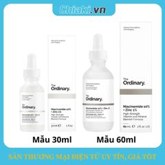Serum The Ordinary Niacinamide 10% + Zinc 1% - Chống Viêm và Cải Thiện Da Mụn - Sản Phẩm Chăm Sóc Da Chính Hãng 30ml