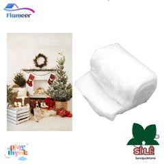 Chăn Cuộn Tuyết Giả Flameer 80x240cm - Trang Trí Giáng Sinh Đầy Lãng Mạn, Phông Nền Chụp Ảnh & Đạo Cụ Lễ Hội