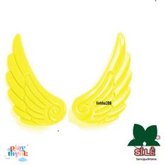 Cánh thiên thần bảo vệ patin trắng - Bộ bảo hộ thời trang cho khuỷa tay, đầu gối và lòng bàn tay - An toàn và phong cách khi trượt patin