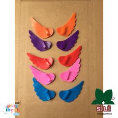 Cánh thiên thần bảo vệ patin trắng - Bộ bảo hộ thời trang cho khuỷa tay, đầu gối và lòng bàn tay - An toàn và phong cách khi trượt patin