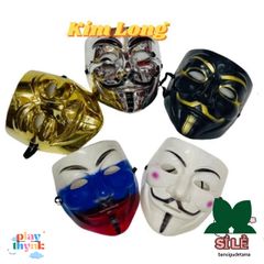 Mặt nạ HACKER phát sáng nhiều màu sắc cho Halloween - Đồ hóa trang độc đáo cho trẻ em và người lớn, hàng có sẵn!