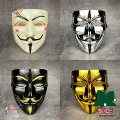 Mặt Nạ Vendetta - Phụ Kiện Halloween Cosplay Hóa Trang Phim Điện Ảnh, Quà Tặng Bí Ẩn Thú Vị