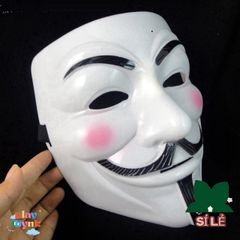 Mặt Nạ Anonymous - Phụ Kiện Thời Trang Hacker Vendetta Độc Đáo Cho Lễ Hội Trung Thu