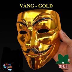 Mặt Nạ Anonymous - Phụ Kiện Thời Trang Hacker Vendetta Độc Đáo Cho Lễ Hội Trung Thu