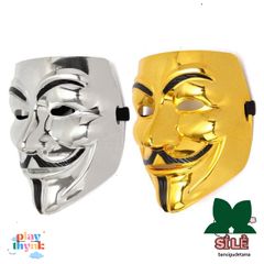 Mặt Nạ Anonymous - Phụ Kiện Thời Trang Hacker Vendetta Độc Đáo Cho Lễ Hội Trung Thu